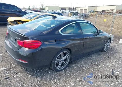 2019 BMW 430I xDrive z USA, uszkodzony, nr VIN WBA4W5C56KAE49409